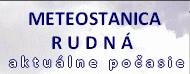Rádioamatérska meteostanica typu WS 1080 v Rudnej okres Rožňava poskytuje údaje práve aktuálneho počasia v obci. 