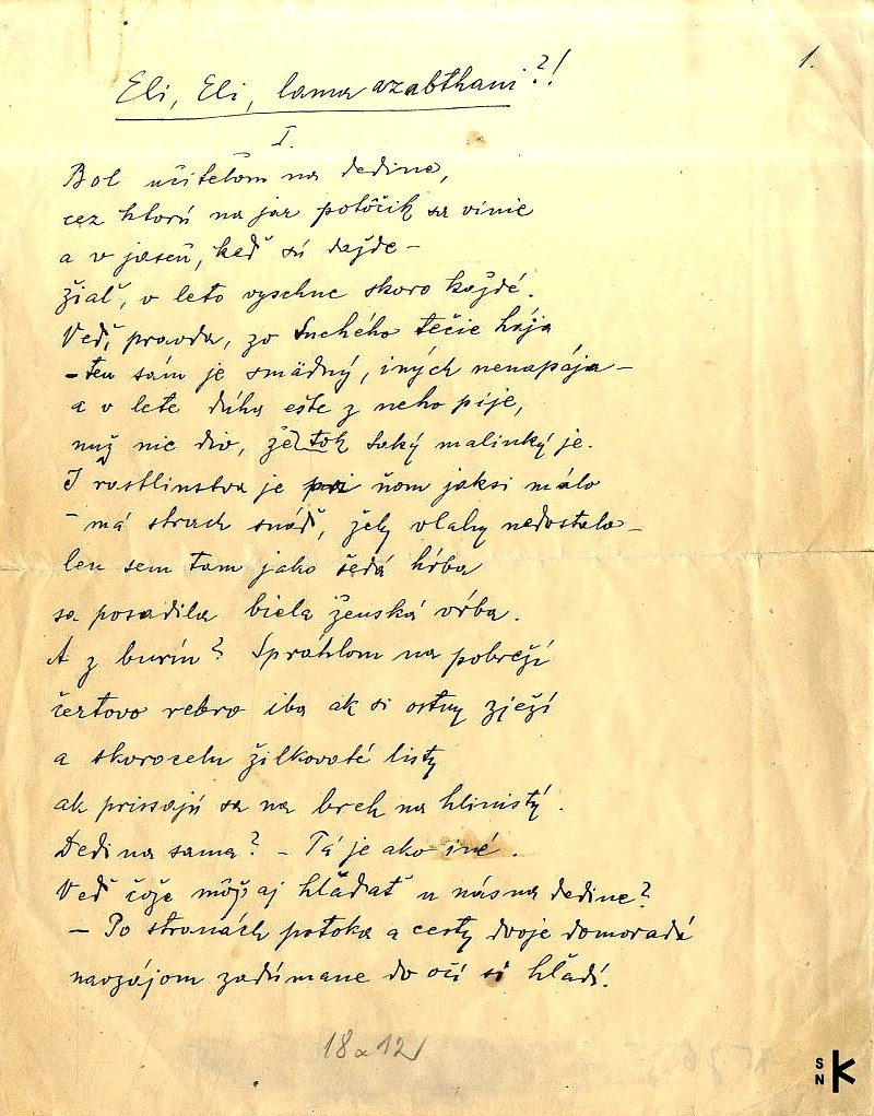 IK Rukopis bsne proti vojne