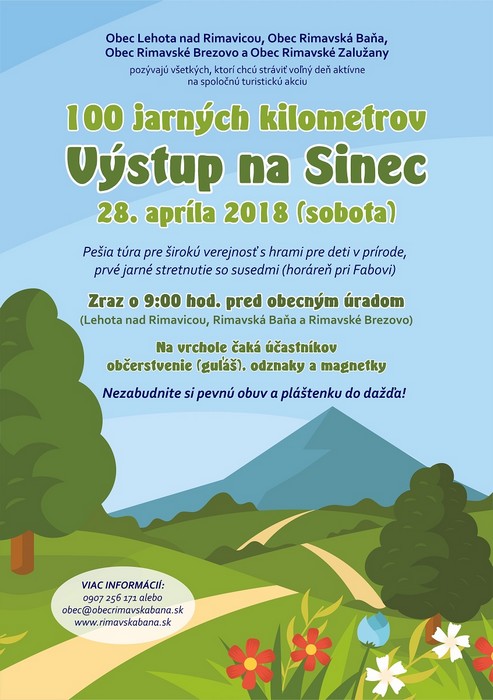 2018 04 28 výstup Sinec