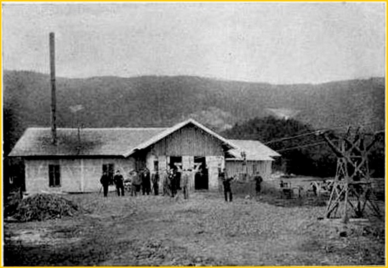coburg Obr.10a Rozdeľovacia stanica Christof na obrázku z roku 1913