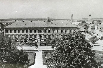 Budova Gemersko-malohontského múzea v Rimavskej Sobote okolo roku 1945. Foto: archív GMM