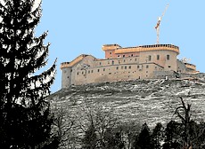 Hrad Krásna Hôrka v týchto januárových dňoch. Foto: K. Csobádi