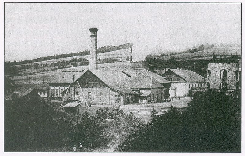 drn Železiareň v Drnave koniec 19.stor mini