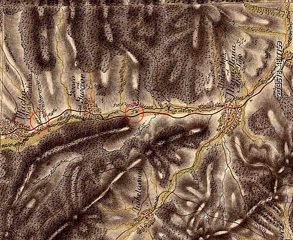 mg Hámre Vlachovo Nižná Slaná prvé voj map 1782 85