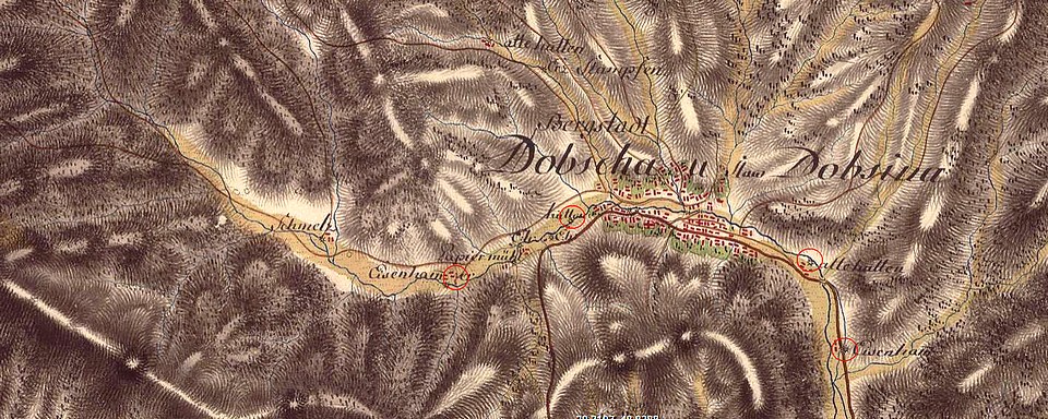 mg Hámre okolie Dobšiná prvé voj map 1782 85