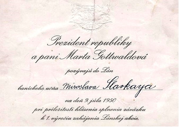 slav prezident pozvanka