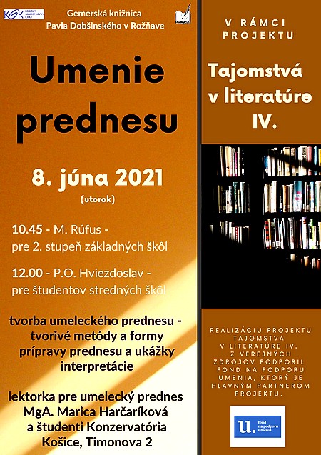 rb Umenie prednesu