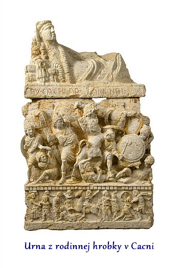 brat s Urna-z-rodinnej-hrobky-v-Cacni