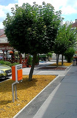 Miesto popravy partiz&aacute;na T&oacute;tha v Rožňave na n&aacute;mest&iacute; 