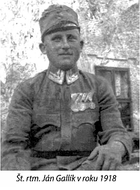 gallík Ján 1918