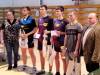 Na obráízku z Gemerskej Polomy z+ava: starostka obce Lillian Bronďošová, 2. v poradí tutrnaja 2. Matej Harabin – 1.PPC Fortuna Kežmarok, víťaz turnaja Adam Klajber – TSG Kaiserslautern, 3. v poradí 3. Martin Marko – STK Lokomotíva Košice spolu s Marekom Tuturom – TJ STO Nižná