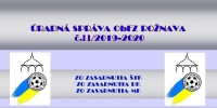Úradná správa ObFZ Rožňava č. 11/2019-2020