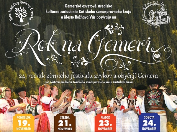Zimný festival Rok na Gemeri už po dvadsiaty štvrtýkrát lákadlom pre milovníkov folklóru a ľudových tradícií