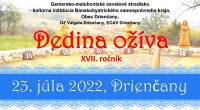 Do Drienčan na podujatie Dedina ožíva po sedemnástykrát