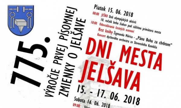 Jelšava si na Dňoch mesta pripomenie trištvrte tisícročné výročie prvej písomnej zmienky