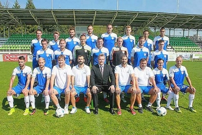 Futbalisti MŠK Rimavská Sobota na obrázku ešte ako účastník II. ligy ročníka 2016/2017. Teraz ako účastník III. ligy Stred. (2017/2018)