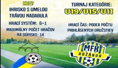 Futbalový Turnaj mládeže 2026 bude pripravený na ihrisku v Nadabule už v sobotu