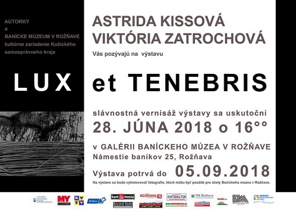 Výstava LUX et TENEBRIS v Rožňave predstaví dve výtvarníčky mladej generácie