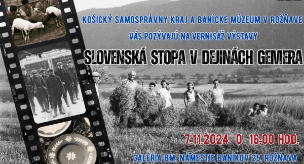 Slovenská stopa v dejinách Gemera na náučnej historicko-etnografickej výstave
