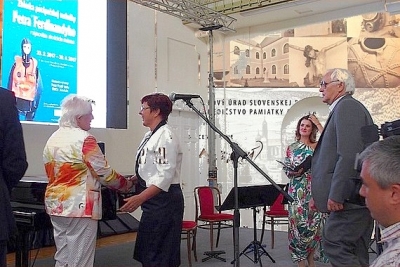 Výročná cena revue Pamiatky a múzeá za rok 2016 pre GMM za akvizíciu zbierky potápačskej techniky Petra Ferdinandyho z Revúcej