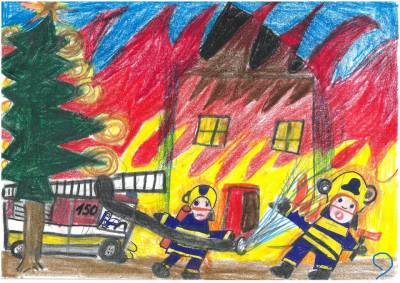 Najlepšie výtvarné práce žiakov z revúckeho okresu na tému „Hasiči a Vianoce“ postúpili do celoslovenského kola