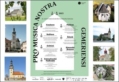 Obľúbený medzinárodný hudobný festival klasickej hudby Pro musica nostra Gemeriensi opäť aj v Andrássyho obrazárni