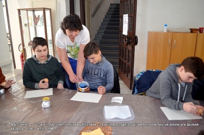 V Galérii Baníckeho múzea v Rožňave zorganizovali veľkonočné tvorivé dielne