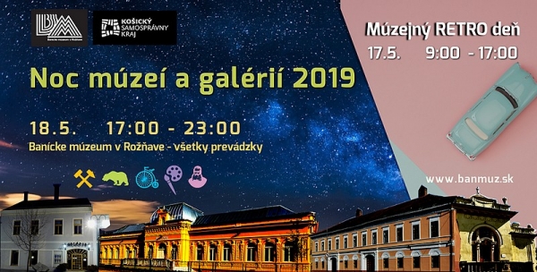 Noc múzeí a galérií, podujatie medzinárodného formátu pripravené aj pre Gemerčanov