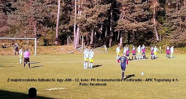 Prvé víťazstvo štvrtoligového FK Krásnohorské Podhradie v tomto futbalovom ročníku