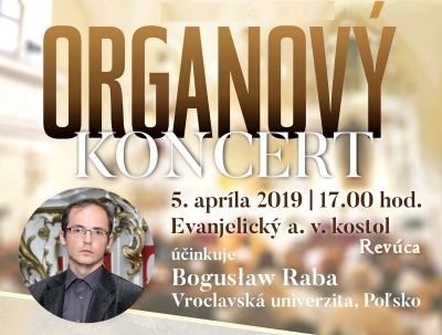 Otvárací koncert Festivalu RAK v Revúcej a Vedecká kaviareň – V hlavnej role organ