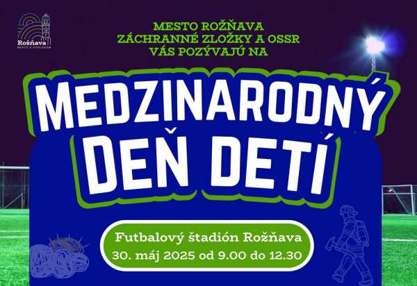 Mesto Rožňava pripravuje veľkolepý Deň detí plný zážitkov a hrdinov