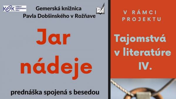 Jar nádeje. Tajomstvá v literatúre IV.