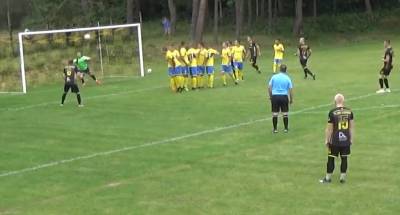 Prvý gól futbalistov Krásnohorského Podhradia v novom ročníku IV. ligy JUH vsietil v 48. minúte 1. kola zápasu FK Krásnohorské Podhradie – Družstevník Cejkov z priameho kopu spoza šestnástky Tomáš Hajdúk a postaral sa o vyrovnanie na 1:1. 