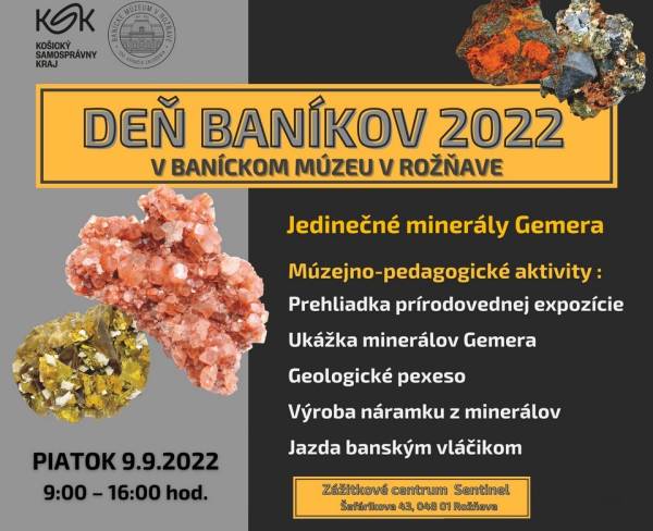 Počas Dňa baníkov sa malí návštevníci oboznámia s minerálmi z Gemera