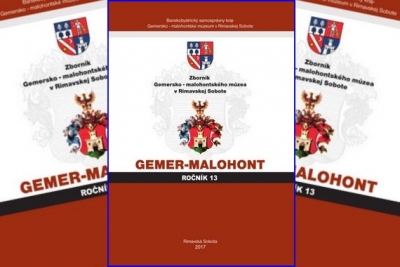 Vydali už 13. ročník Zborníka Gemersko-malohontského múzea v Rimavskej Sobote GEMER-MALOHONT
