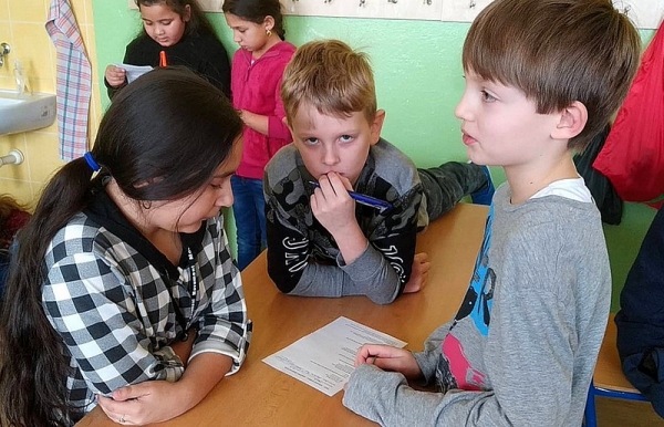Žiaci usporiadali súťaž podľa známej zábavnej televíznej relácie Záhady tela