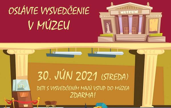 Deti s vysvedčením majú vstup do múzea zdarma