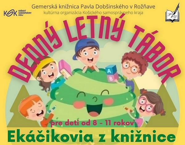 Gemerská knižnica Pavla Dobšinského pripravila pre deti dva turnusy letného tábora