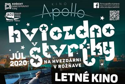 Začínajú Hviezdne štvrtky v letnom kine rožňavskej hvezdárne