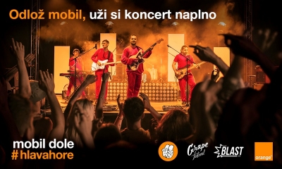 Mobil dole #hlava hore aj na Grape Festivale