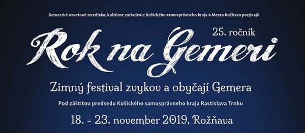Zimný festival zvykov a obyčají Rok na Gemeri svoje štvrťstoročie oslávi veľkolepým programom