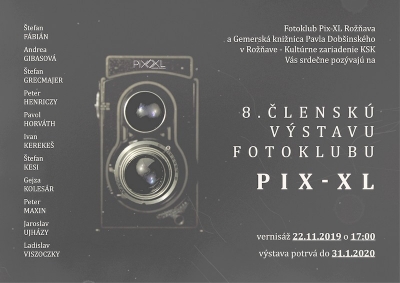 VIII. klubová výstava Fotoklubu Pix-XL