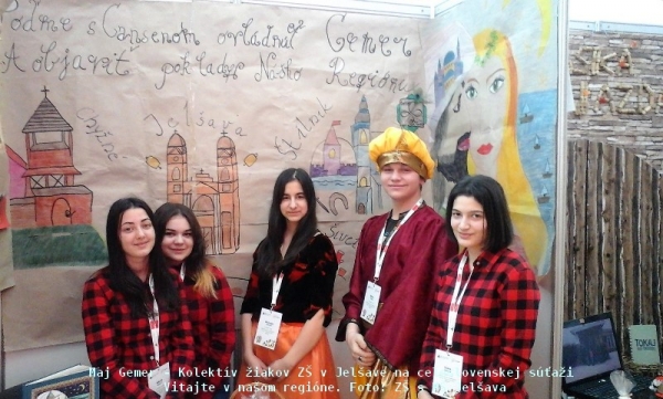 Opäť úspech tímu žiakov z Jelšavy na celoslovenskej súťaži Vitajte v našom regióne