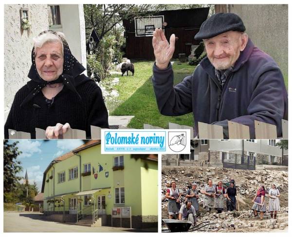 Fotografie z predchádzajúcich čísel Polomskych novín.