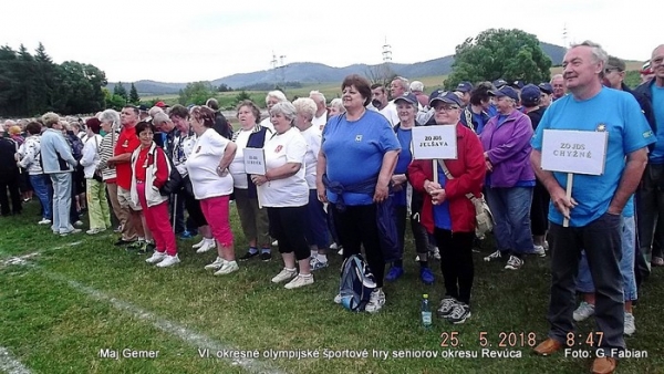 Lubeník privítal účastníkov VI. olympijských športových hier seniorov revúckeho okresu