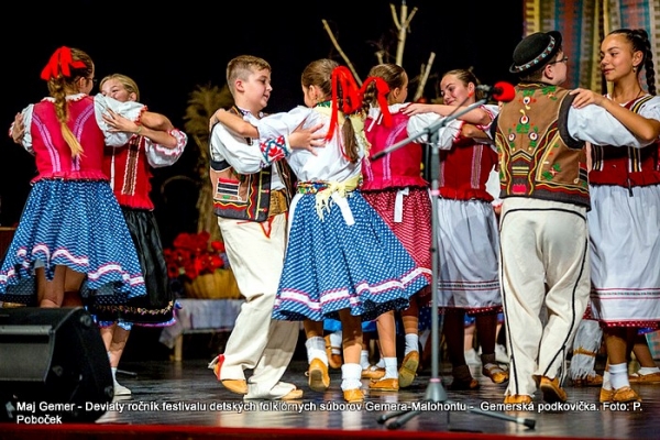 Gemerská podkovička - festival detských folklórnych súborov z Gemera a Malohontu mal IX. ročník