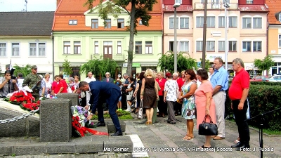 V Rimavskej Sobote si pripomenuli 75. výročie SNP