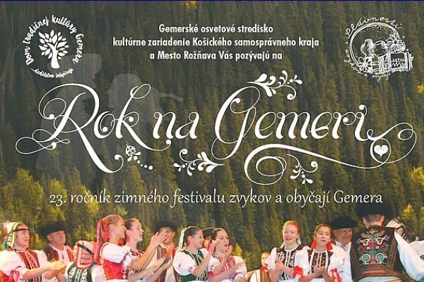 ROK NA GEMERI - ZIMNÝ FESTIVAL ZVYKOV A OBYČAJÍ GEMERA 20.- 24. novembra 2017 v Rožňave