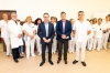 Vyhlasenie svoju ucastou podporili primari a veduce sestry nemocnice Rimavská Sobota. Vpredu je zľava: MUDr. Róbert Hill – medicínsky riaditeľ Svet zdravia, Ivan Mokrý – riaditeľ nemocnice Svet zdravia Rimavská Sobota a MUDr. Peter Juhász – primár chirurgického oddelenia a poslanec BBSK.
