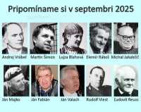 Pripomíname si okrúhle výročia osobností Gemera a Gemera-Malohontu, pripadajúce na september 2025